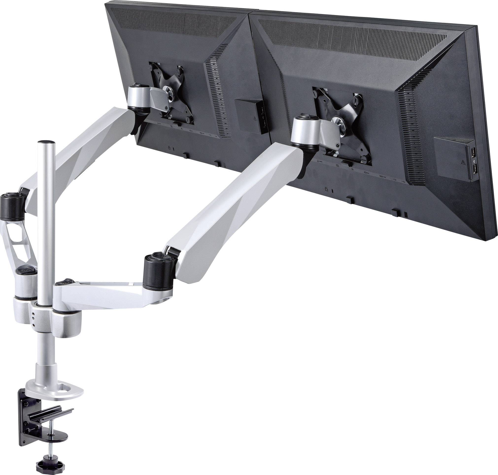 SpeaKa Professional SP-3947568 Flex namizni nosilec za monitor 25,4 cm (10") - 68,6 cm (27") nastavljiv po višini, možno-0