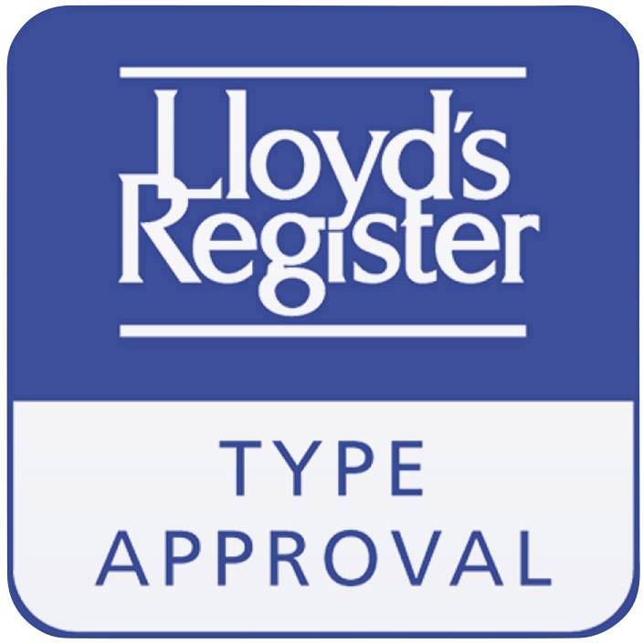 'Logotip Lloyd's Register z napisom Type Approval.'