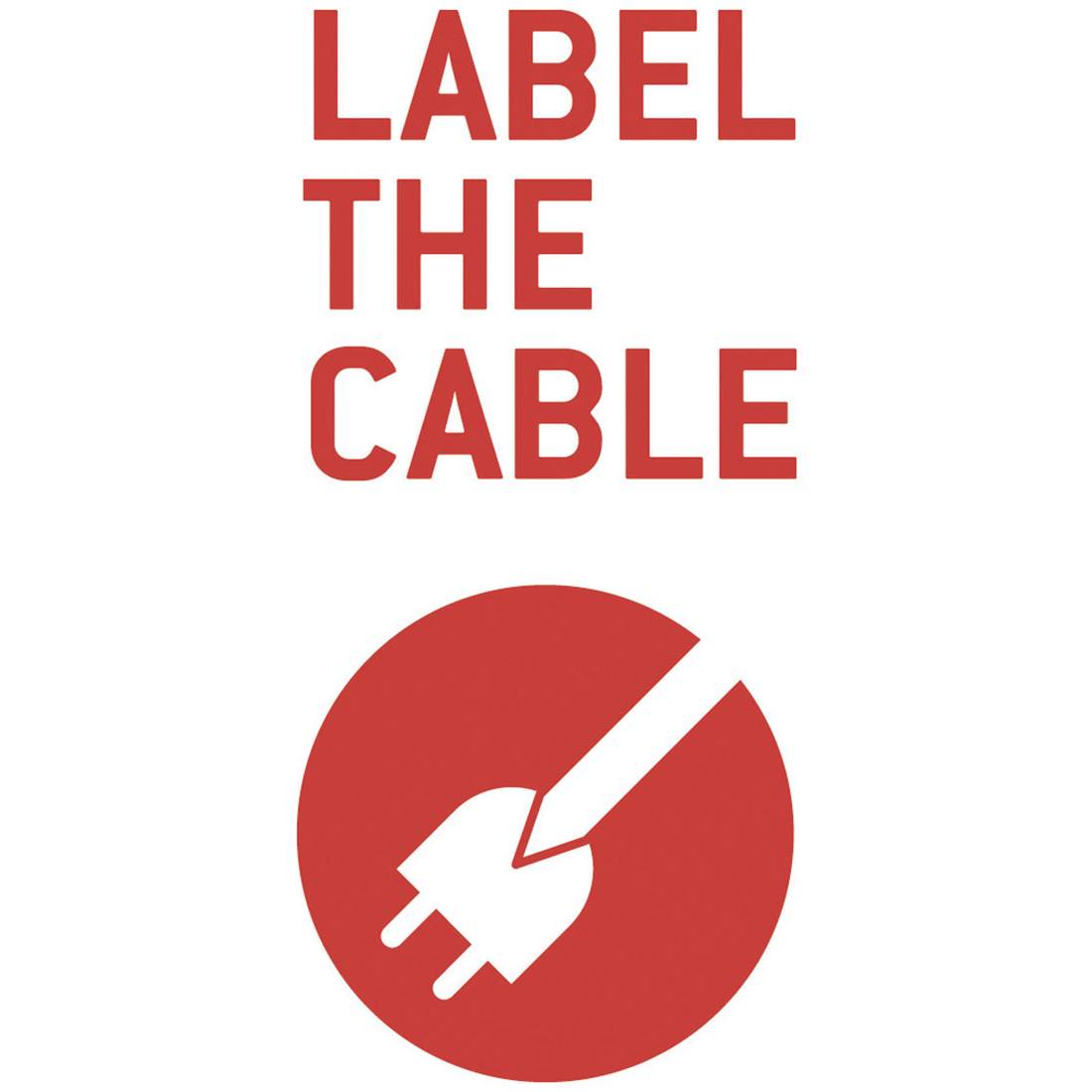 kabelska cev Label the Cable PRO 5110 črna - MegaShop spletna