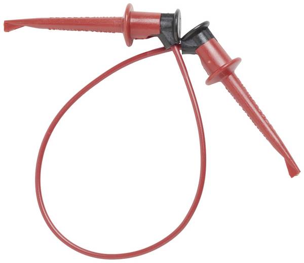 Pomona Electronics 3781-24-0 Mätledning Krokodilklämmor Krokodilklämmor 0.60 m Svart 1 st