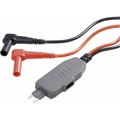 Mätadapter Mini-bladsäkring - Laminerade stickdon 4 mm VOLTCRAFT MS-4S Svart, Röd