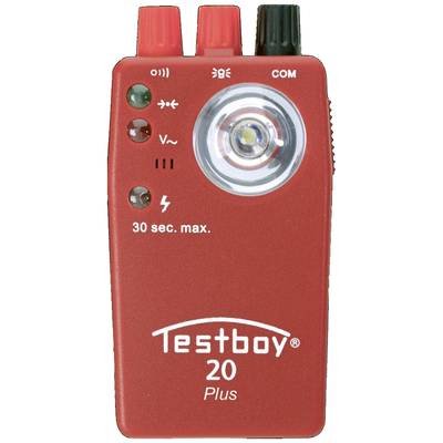 Testboy 20 Plus Genomgångsmätare CAT II 300 V LED, Akustik
