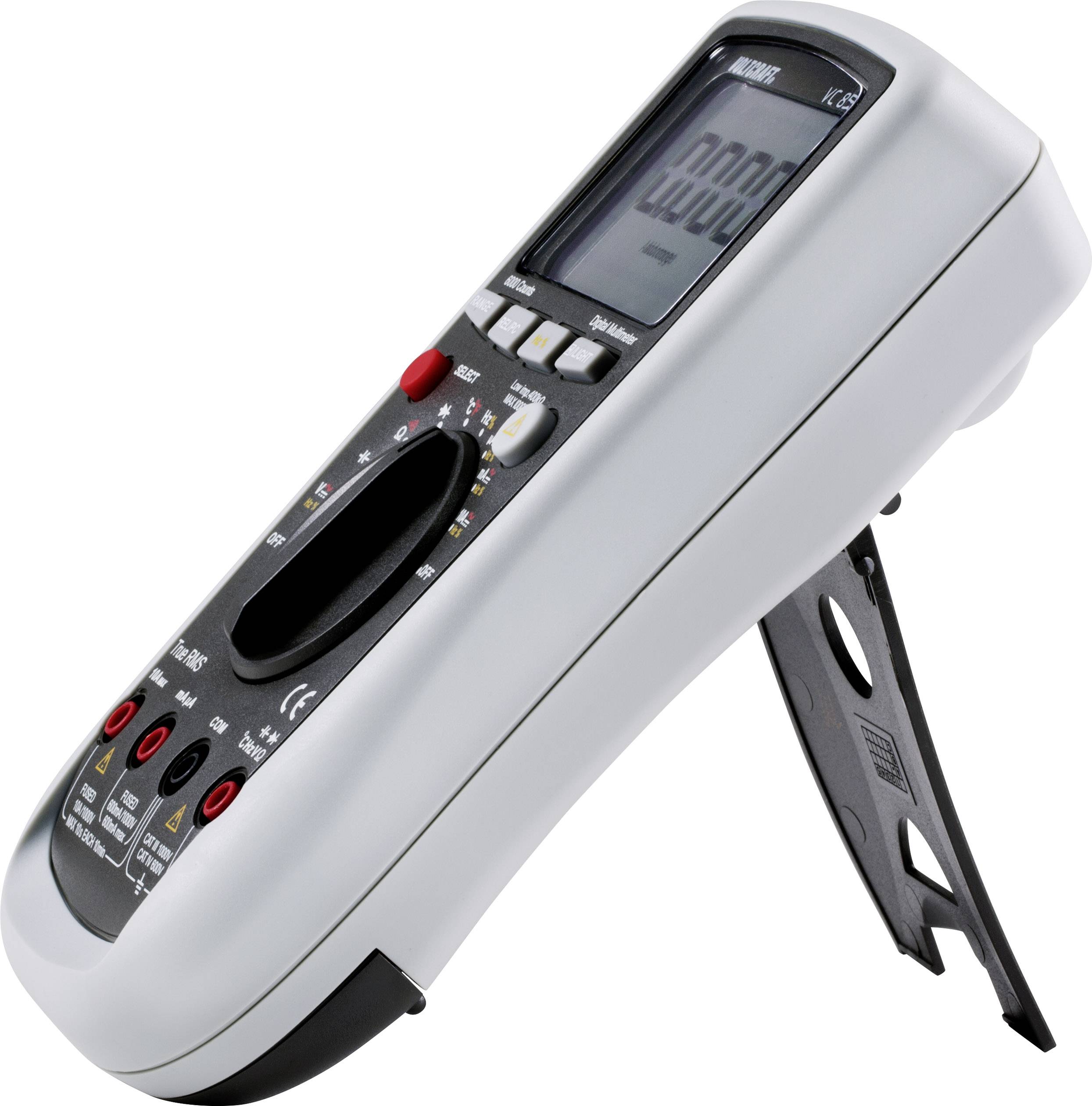 VOLTCRAFT VC850 Handmultimeter digital CAT III 1000 V, CAT IV 600 V Display (Beräkningar): 6000-2