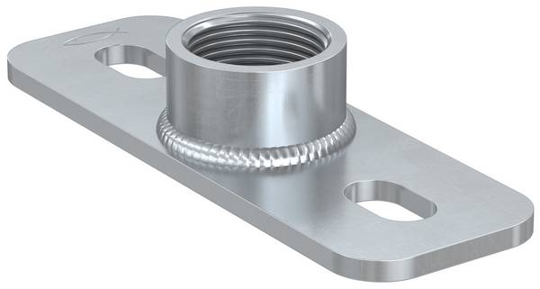 Fischer GPS 3/4" Monteringsskena 120 mm Galvaniserat stål  020968 25 st (L x B x H) 120 x 40 x 4 mm
