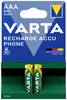 Varta RECH.AC.Phone AAA800mAh BLI2 Laddbart batteri AAA (R03) NiMH 800 mAh 1.2 V 2 st