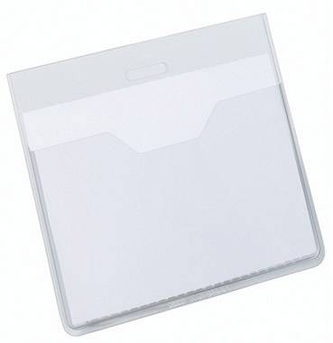 Durable namnskyltar utan klämma/8136-19 färglös öppen inneh. 20 st.