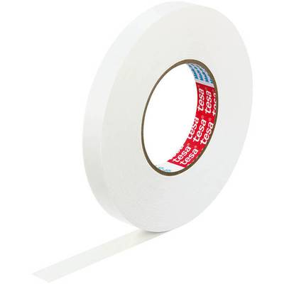 tesa 57230-00001-02 Tygtejp Vit (L x B) 50 m x 19 mm 1 st