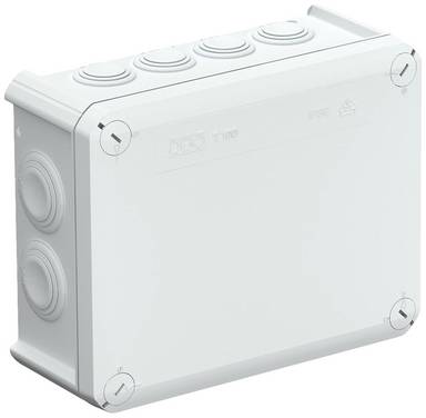 OBO Bettermann T160 Avgreningsbox (L x B x H) 190 x 150 x 77 mm Grå-vit (RAL 7035) IP66 1 st