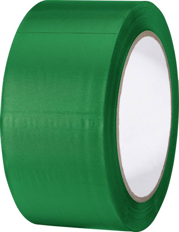 TOOLCRAFT 832450Ü-C 832450Ü-C PVC-tejp  Grön (L x B) 33 m x 50 mm 1 st