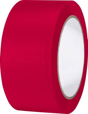 TOOLCRAFT 832450R-C 832450R-C PVC-tejp  Röd (L x B) 33 m x 50 mm 1 st