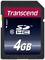 Ett SD-kort med texten 'Transcend 4GB'. Längst upp syns låssymbolen.