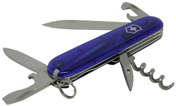 Victorinox Spartan 1.3603.T2 Schweizisk fickkniv  Antal verktyg 12 Blå (transparent)