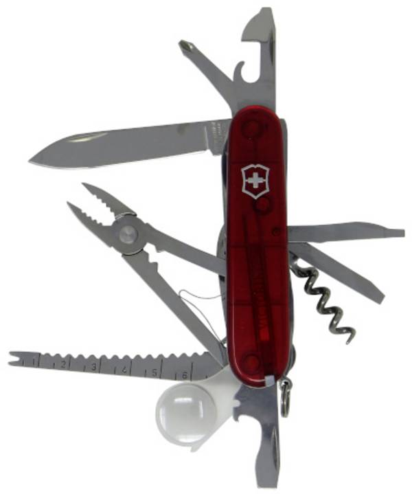 Victorinox SwissChamp 1.6795.T Schweizisk fickkniv  Antal verktyg 33 Röd (transparent)