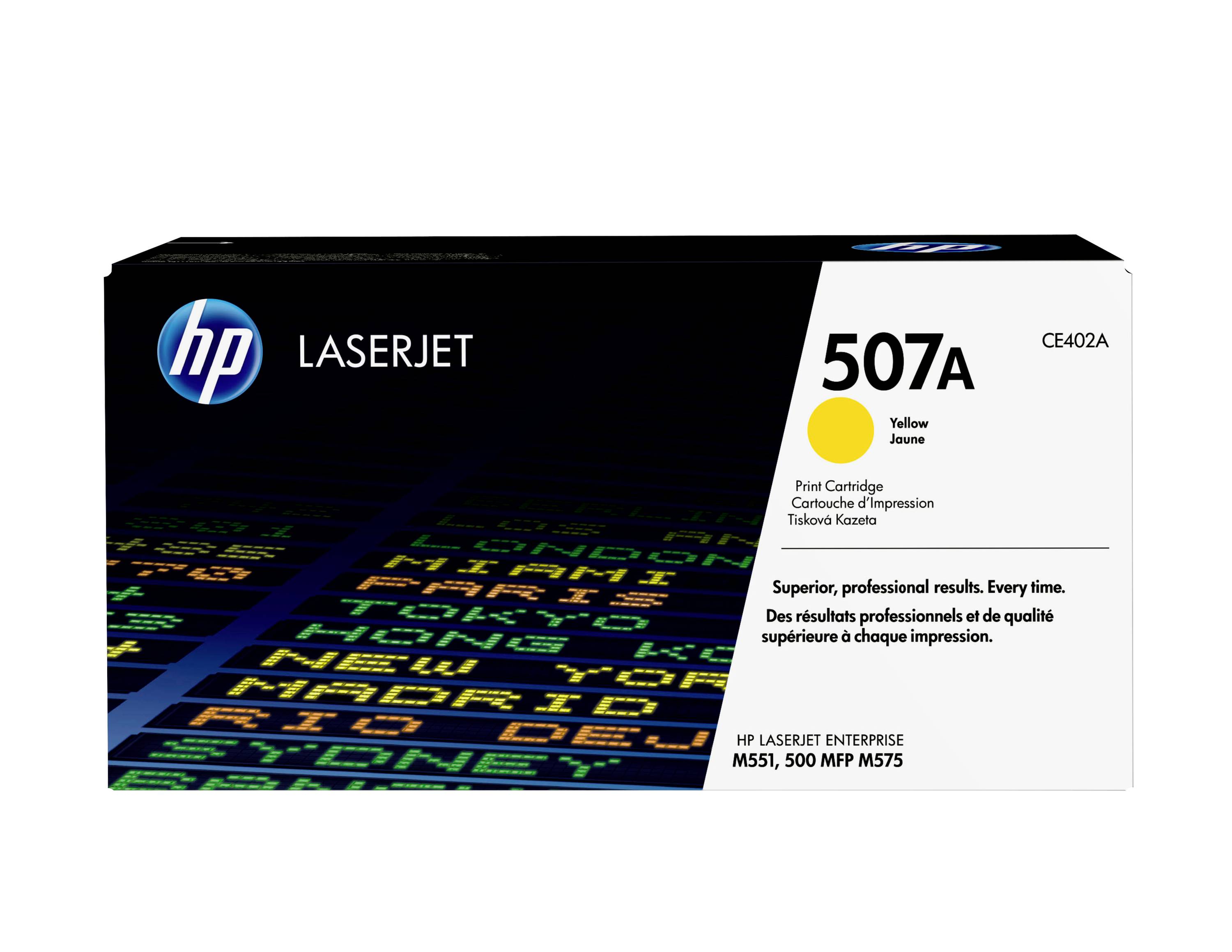 HP Toner 507A Original Gul 6000 sidor CE402A