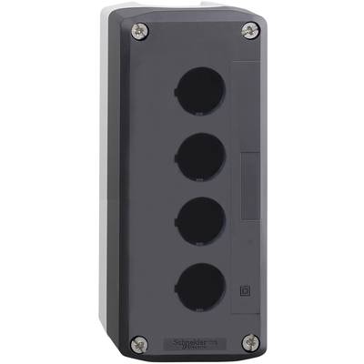 Schneider Electric XALD04 Tomhölje 4 monteringsplatser (B x H x D) 166 x 68 x 53 mm omärkt Mörkgrå, Ljusgrå 1 st