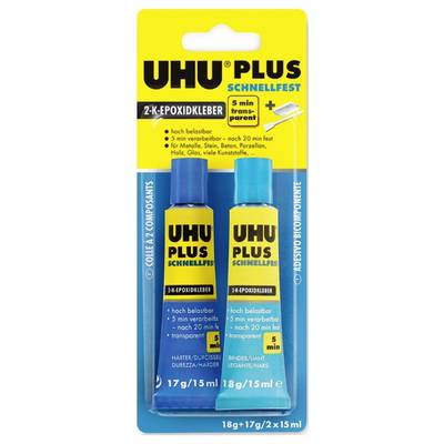 UHU Plus Schnellfest Två-komponentlim 45700 35 g