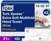 TORK 100297 Xpress® Multifold Premium Pappershanddukar (L x B) 34 cm x 21 cm Blankvit N/A 2100 st