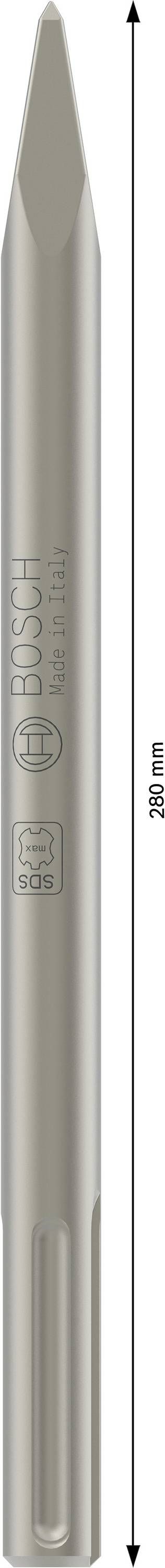 En grå borrkrona med en längd på 280 mm. Ytan bär tillverkarens markeringar. Lämplig för byggarbeten.