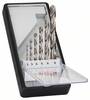 Bosch Accessories 2607010529 HSS Metall-spiralborrset 6 delar 2 mm, 3 mm, 4 mm, 5 mm, 6 mm, 7 mm, 8 mm Slipat DIN 338 Cylinderskaft 1 set