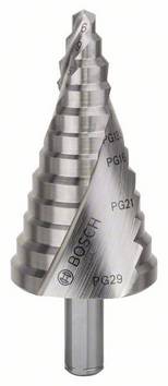 Bosch Accessories 2608587428 HSS Stegborr  6 - 37 mm, PG7 - PG29  Total längd 93 mm 3-skaft 1 st