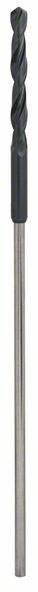 Borr med spiralformat skärhuvud och lång skaft, huvudsakligen avsedd för borrning i olika material.