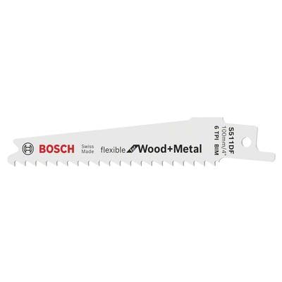 Bosch Accessories 2608657722 Tigersågblad S 511 DF, 100 x 19 x 0,9 mm, 2-pack Sågblad, längd 100 mm 2 st