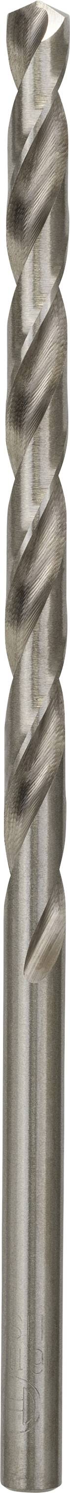Närbild av en metallborr med vassa, spiralformade skär för bearbetning av hårda material.
