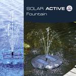 Flytande, solcellsdriven dammpump Solar Active Fountain