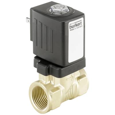 Bürkert Servostyrd ventil 221606  24 V/DC G 1/2 hylsa Nominell bredd 10 mm Kapslingsmaterial Mässing Tätningsmaterial NB