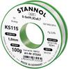 Stannol KS115 Lödtenn, blyfri Spole Sn99,3Cu0,7 100 g 1 mm