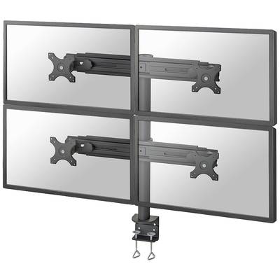 Neomounts FPMA-D700D4 4x Monitor bordsfäste 48,3 cm (19") - 76,2 cm (30") Svart Justerbar i höjd, Tiltbar, Svängbar, Rot