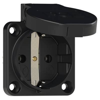 PCE 601.450.01 Maskin eluttag IP54 Svart