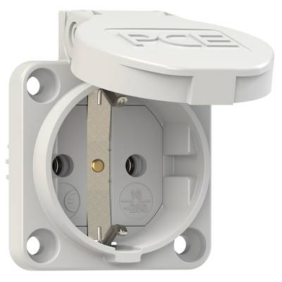 SIROX 601.450.03 Maskin eluttag IP54 Grå