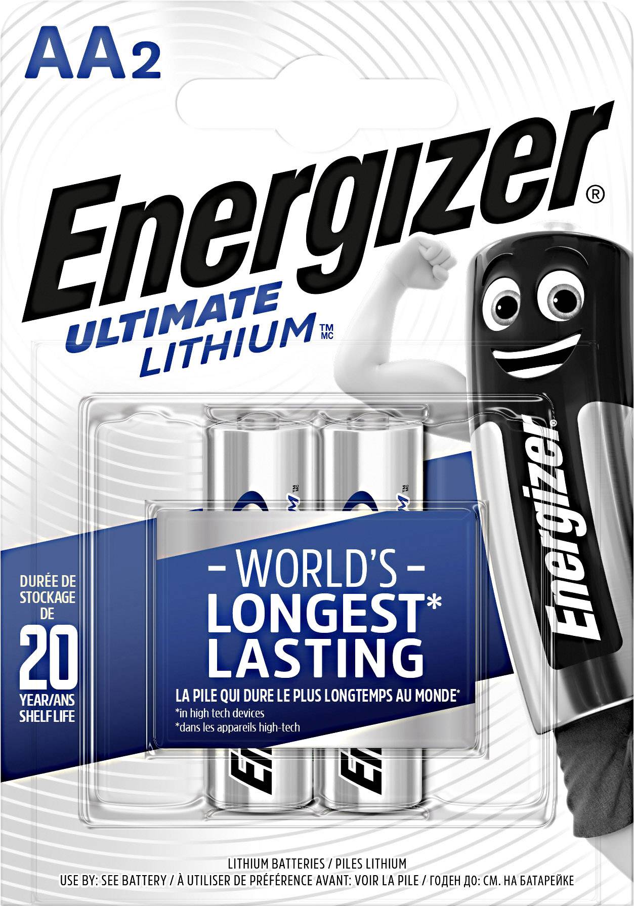 Energizer Ultimate FR6 Batteri AA (R6) Litium 3000 mAh 1.5 V 2 st-1