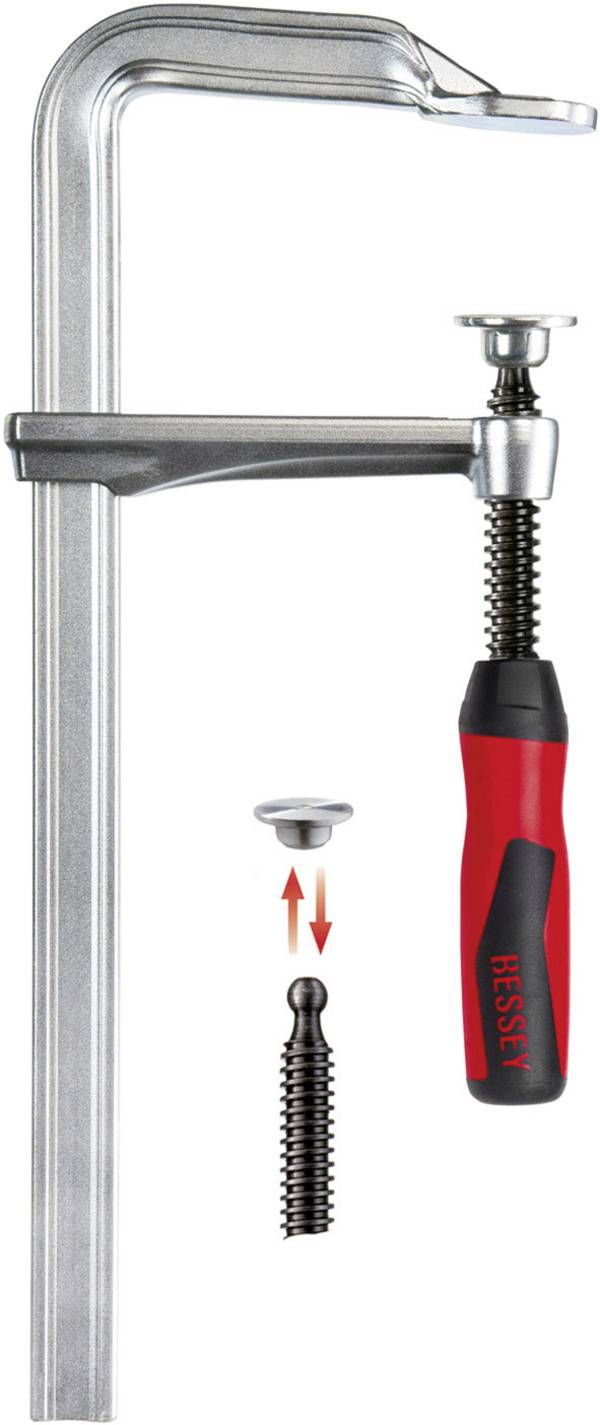 Bessey GZ10-2K Djupskruvstving Spännvidd (max.):100 mm Mått - Längd: 165 mm Gapdjup:60 mm