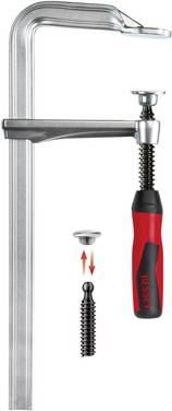 Skruvtving Bessey GZ40-12-2K Spännvidd (max.):400 mm  Gapdjup:120 mm
