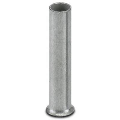 Ett silveraktigt metallrör i stående format. Det är smalt och cylindriskt, med öppen mynning längst upp och något utvidgad kant nedtill.