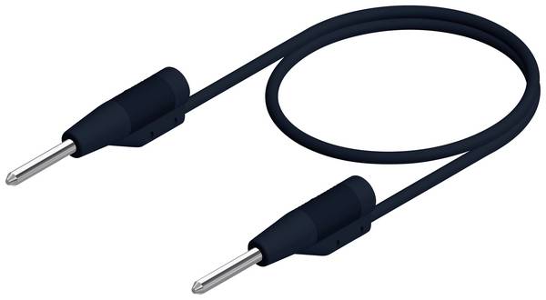 Hirschmann Test & Measurement MVL 2/100 sw Mätledning 2 mm stiftdon 2 mm stiftdon 1.00 m Svart 1 st