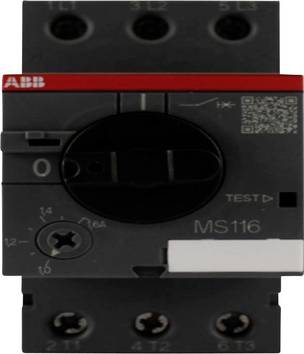 ABB  1SAM 250 000 R1006  MS 116-1,6  Motorskyddsbrytare  justerbar  690 V/AC  1.6 A    1 st