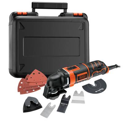 Black & Decker MT300KA MT300KA-QS Multiverktyg inkl. Tillbehör, inkl. väska 13 delar 300 W