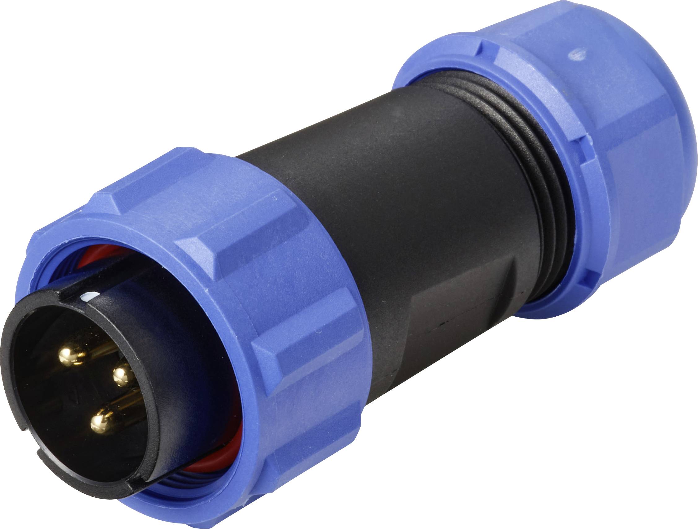 Weipu SP2110 / P 3 I Rundkontakt Kontakt hane rak Totalt antal poler: 3 Serie (rundkontakt): SP21 1 st-0