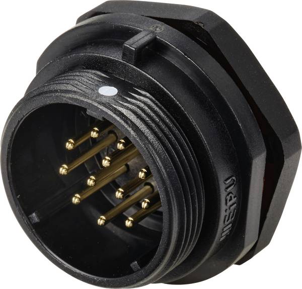 Weipu SP2112 / P 12 Rundkontakt Kontakt hane inbyggd Totalt antal poler: 12 Serie (rundkontakt): SP21 1 st