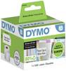 DYMO Etikettrulle 57 x 32 mm Papper Vit 1000 st Permanent S0722540 Universaletiketter