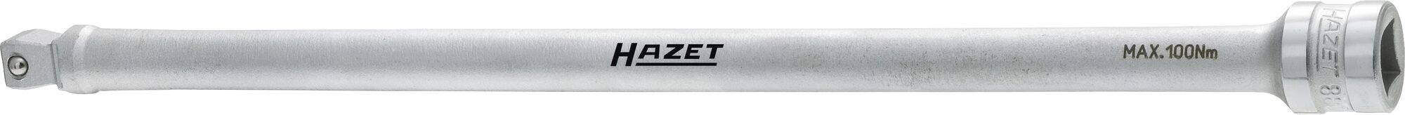 Silverfärgad momentnyckel från märket 'Hazet' med skala för max. 125 Nm. Erbjuder exakt kontroll av åtdragningsmoment.