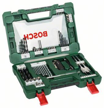 Bosch Accessories 2607017191 V-Line 68 delar Borr- & bitssats Metall, Sten, Betong, Trä, Murverk, Plexiglas