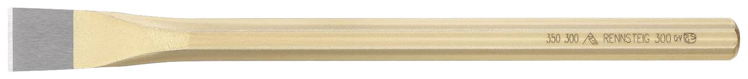 Träskulpteringsmeiseln av metall med trähandtag, avbildad från sidan. Lämplig för precisionssnideri i träarbeten.