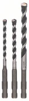 Bosch Accessories  2609256918 Hårdmetall Multiborrset 3 delar 5 mm, 6 mm, 8 mm  SDS-Quick 1 set