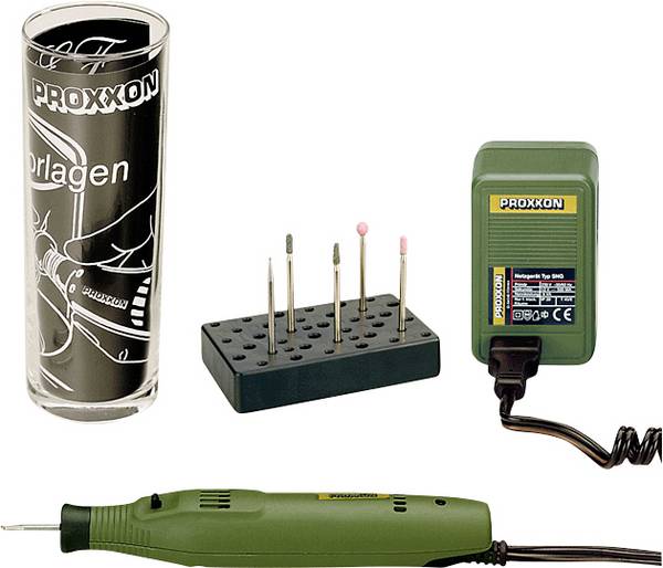 Proxxon Micromot GG12 Graveringsverktyg  inkl. Tillbehör, inkl. väska 11 delar 18 W