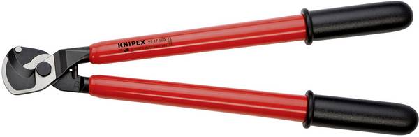 Knipex  95 17 500 VDE-kabelsax Lämplig för Aluminium- och kopparkablar, enkel- och flertrådig 27 mm  150 mm² 0