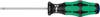 Wera 354 Verkstad Insexnyckel-skruvmejsel Nyckelvidd (metrisk): 2.5 mm Klinglängd: 75 mm Mått - Längd: 156 mm